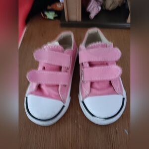 Pink Airwalk Velcro Kids Sneakers